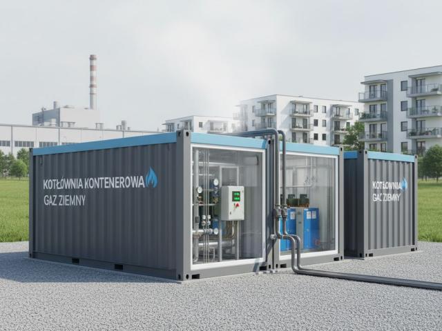 Kotłownie kontenerowe na gaz ziemny – nowoczesne i efektywne źródło ciepła