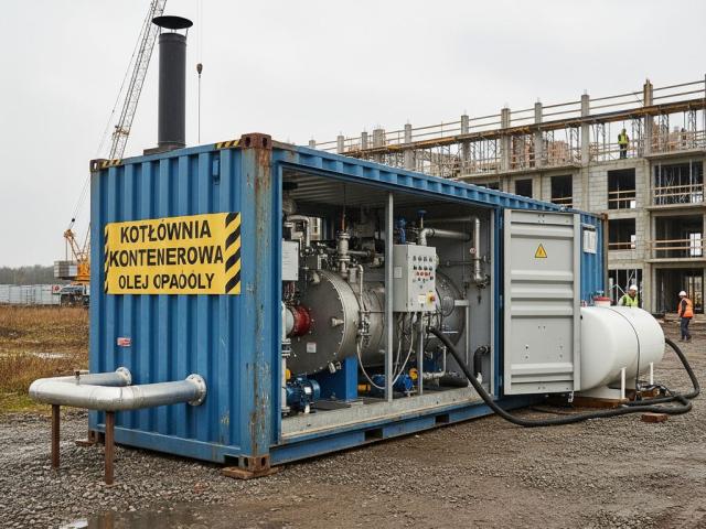 Kotłownie kontenerowe na olej opałowy – nowoczesne i mobilne rozwiązania grzewcze