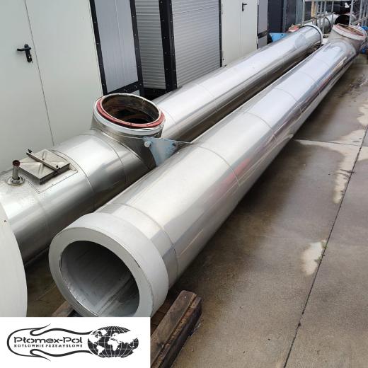 Komin kwasoodporny ocieplony Ø500 mm – 9,30 m