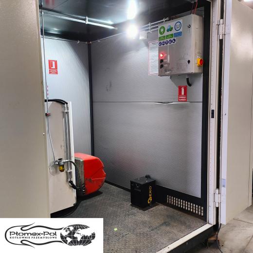 Wynajem Kotłowni Kontenerowej 200kW | wnętrze dla obsługi