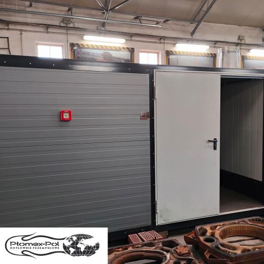 Kotłownia kontenerowa 405 kW – wynajem | Olej opałowy, zbiornik 1600 l