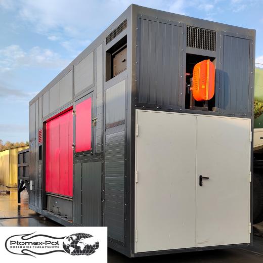 Kotłownia Kontenerowa na Biomasę 980 kW | Widok ogólny
