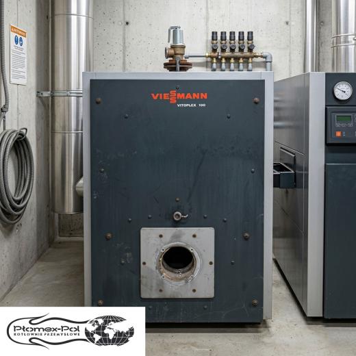 Kocioł Viessmann Vitoplex 100 – 1400 kW (olej/gaz)