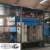 Kompletna Mobilna Kotłownia Kontenerowa BINDER 840 kW olej opałowy pellet zrębka