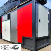 Wynajem mobilnej kotłowni kontenerowej 500 kW (olej) z wymiennikiem ciepła 2