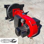Palnik Gazowy Weishaupt G3/1-E ver. ZD (90-630 kW) lewa strona tył