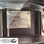 Palnik Gazowy Weishaupt G3/1-E ver. ZD (90-630 kW) tabliczka