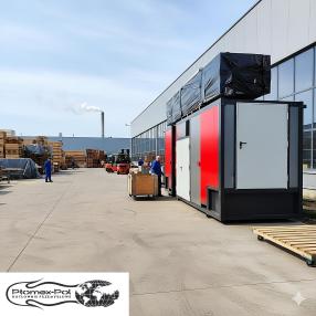 Mobilna Kotłownia Kontenerowa Wynajem - 60-720kW, Olej Opałowy