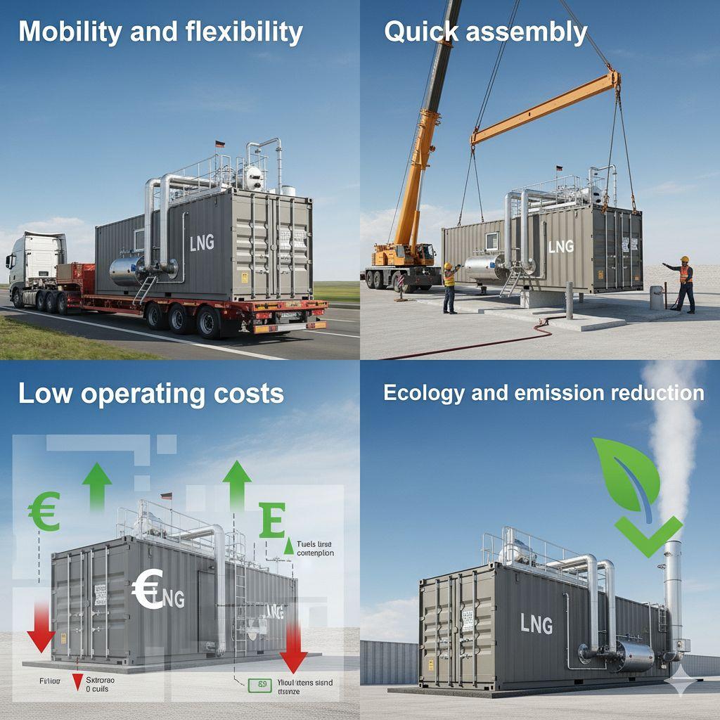 Budowa kotłowni kontenerowej LNG