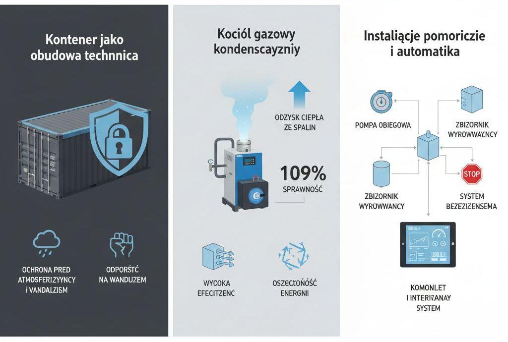 Budowa kotłowni kontenerowej na gaz ziemny