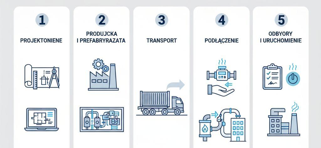 Jak wygląda proces montażu kotłowni kontenerowej?