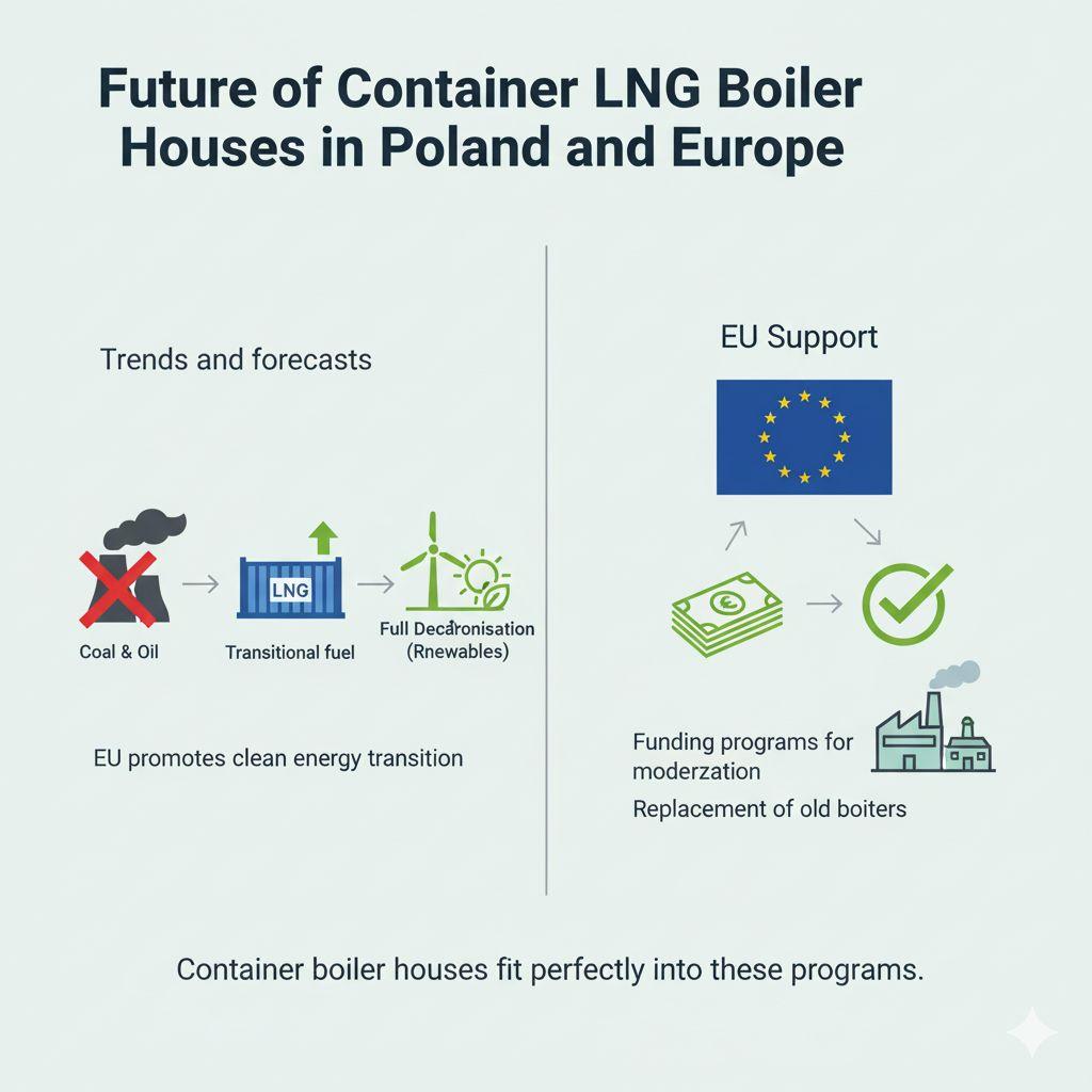 Przyszłość kotłowni kontenerowych LNG w Polsce i Europie