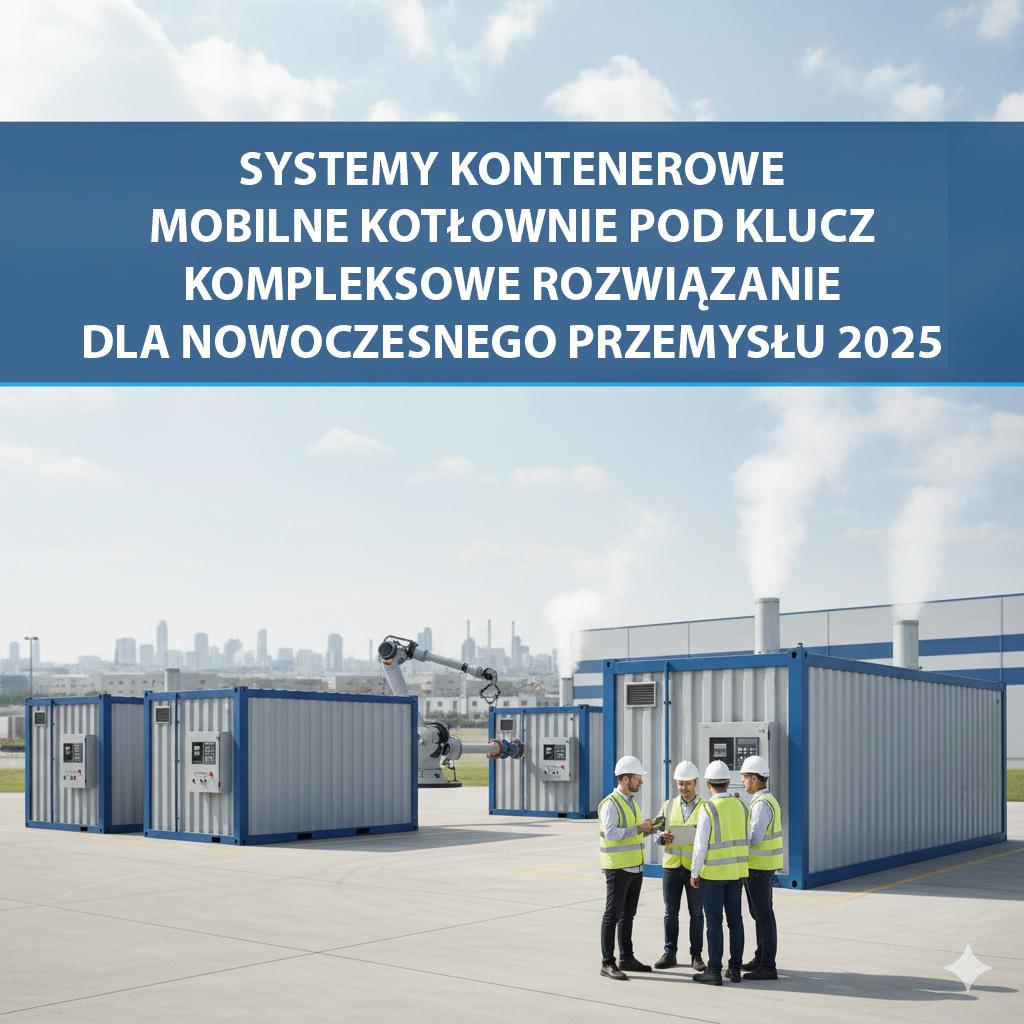 Systemy kontenerowe mobilne kotłownie pod klucz – Kompleksowe rozwiązanie dla nowoczesnego przemysłu 2025