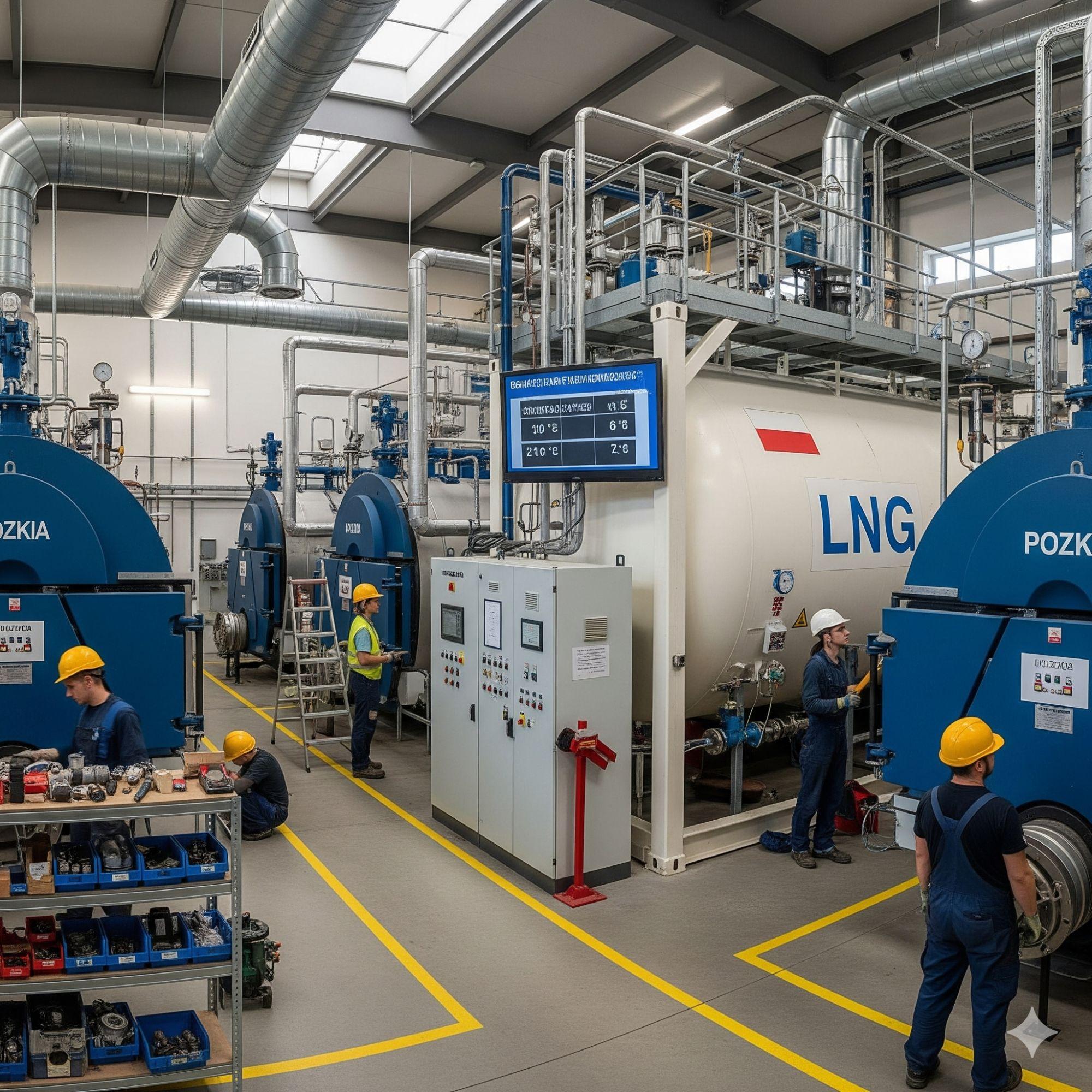 Wprowadzenie do kotłowni kontenerowych LNG