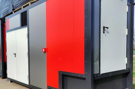 Mobilna Kotłownia Kontenerowa Wynajem - 60-720kW, Olej Opałowy