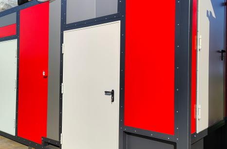 Mobilna kotłownia kontenerowa 600 kW – C.O. + C.W.U. na olej opałowy