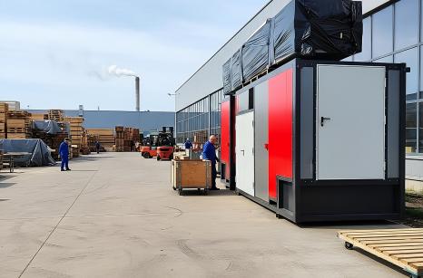 Mobilna Kotłownia Kontenerowa Wynajem - 60-720kW, Olej Opałowy