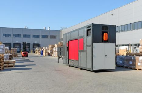 Mobilna Kotłownia Kontenerowa na Biomasę 980 kW